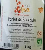 Zuckermenge drin Farine de sarrasin