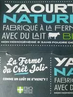 Sucre et nutriments contenus dans La ferme du cret joli