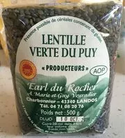 Sucre et nutriments contenus dans Earl du rocher