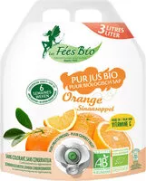 Sokerin määrä sisällä Pur jus  orange bio