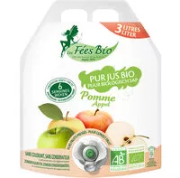 Sokerin määrä sisällä Pur jus pomme bio