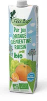 Sokerin määrä sisällä Pur Jus bio Orange Clémentine Raisin