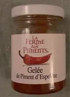 Quantité de sucre dans Gelée de piment d’espelette