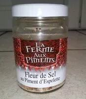 Quantité de sucre dans Fleur de sel au Piment d'Espelette