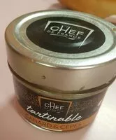 Sokerin määrä sisällä Tartinable Canard Cèpes 100g Chef de France