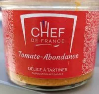 Sokerin määrä sisällä Tartinable Tomate Abondance 100g Chef de France
