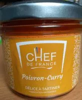 Sokerin määrä sisällä Tartinade Poivron Curry 100g Chef de France