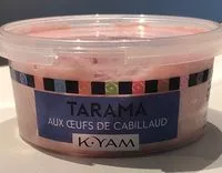 Suhkru kogus sees Tarama Œufs de Cabillaud