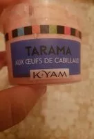 Suhkru kogus sees Tarama aux oeufs de cabillaud