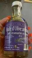 Sokerin määrä sisällä Huile d’olive aromatisee