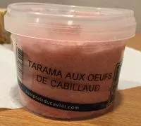 Sucre et nutriments contenus dans Comptoir du caviar