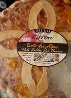 Suhkru kogus sees Tarte des Alpes au Citron