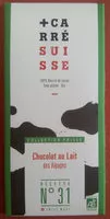 İçindeki şeker miktarı Chocolat au lait des Alpages bio recette N°31