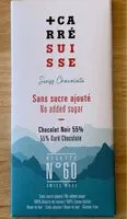 İçindeki şeker miktarı Chocolat Noir 55% sans sucre ajouté