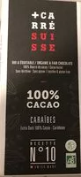 İçindeki şeker miktarı 100% cacao caraïbes