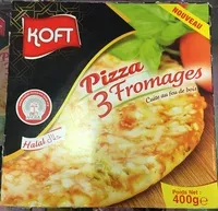 Quantité de sucre dans Pizza 3 fromages cuite au feu de bois