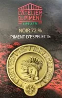 Quantité de sucre dans Chocolat noir 72% au piment d'espelette