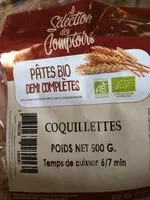 İçindeki şeker miktarı Pâtes bio demi complètes