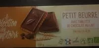 含糖量 Petit beurre avec tablette de chocolat au lait