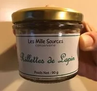 Sokerin määrä sisällä Rillettes de lapin