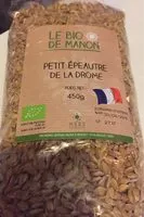 Sucre et nutriments contenus dans Le bio de manin