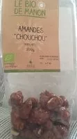 चीनी की मात्रा Amandes "chouchou"