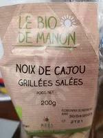 चीनी की मात्रा Noix de cajou