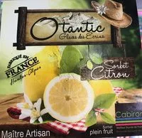 Jumlah gula yang masuk Sorbet citron