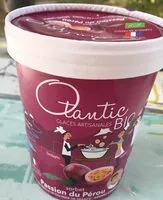 入っている砂糖の量 Glace sorbet Passion du Pérou Bio