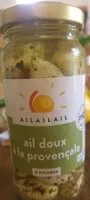 Sucre et nutriments contenus dans Ail ail ail