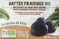 Sucre et nutriments contenus dans Les perles de bam