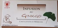 Sucre et nutriments contenus dans Ginkgo