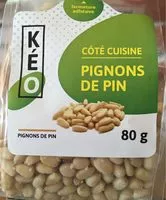 Jumlah gula yang masuk Pignons de pin