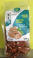 Jumlah gula yang masuk Noix de pecan sans sel ajouté