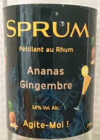 Jumlah gula yang masuk Sprum - Ananas Gingembre