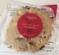Quantité de sucre dans Cookie Chocolat Blanc Cranberries