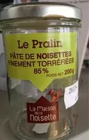 Amount of sugar in Le pralin