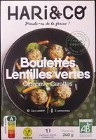 Boulettes de legumes surgelees