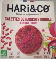 入っている砂糖の量 Galettes de haricots rouges Bio