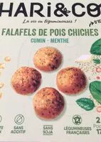 入っている砂糖の量 Falafels de pois chiches cumin menthe