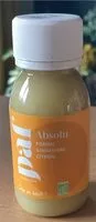 入っている砂糖の量 Absolu Pomme Gingembre Citron