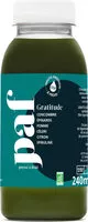 入っている砂糖の量 Gratitude - Jus bio pressé à froid