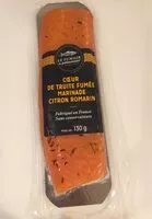 入っている砂糖の量 Coeur de truite fumée marinade citron romarin