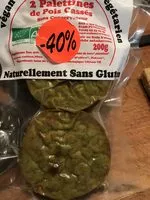 Quantité de sucre dans 2 palettines de pois cassés