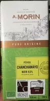 चीनी की मात्रा Chocolat Pérou Chanchamayo noir 63%