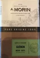 Amount of sugar in Côte d'Ivoir Guémon Noir 100%