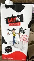 Sucre et nutriments contenus dans Laitik l authentik