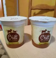 Sokerin määrä sisällä Yaourt brassé sur poire