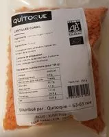 Количество сахара в Lentilles corail