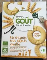 Sokerin määrä sisällä Biscuits tout ronds à la vanille